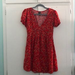 Red floral Wild Fable Dress